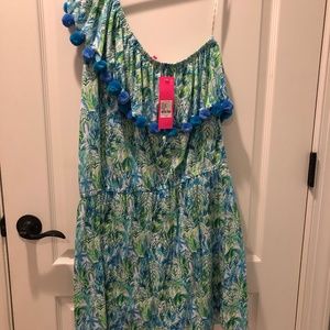 Lilly Pulitzer Idara Romper Resort White XL